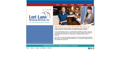 Desktop Screenshot of lorilanepersonnel.com